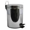 MSV Педальное мусорное ведро Нержавеющая сталь 5 л Зеркальное