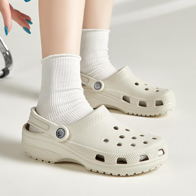 Звездные Crocs Сандалии для пляжа с поддержкой свода стопы, нескользящие, для женщин и мужчин, Большие размеры, Не впитывающие запах, Для улицы