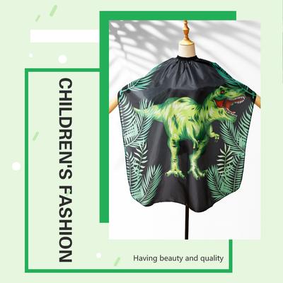 Детская накидка для стрижки волос Профессиональный парикмахерский салон для стрижки волос Парикмахерская накидка для стрижки Динозавровый халат Уход за волосами Принадлежности для укладки