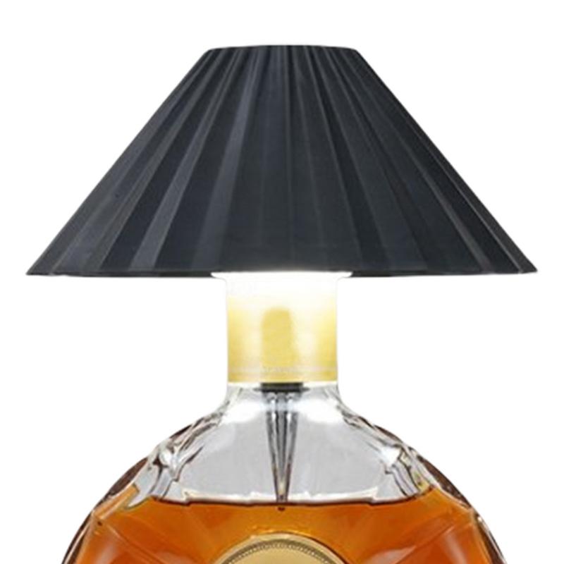 Беспроводная настольная лампа для бутылок с сенсорным управлением, 3 цвета и плавной регулировкой яркости, подходит для барных винных бутылок, настольных ламп