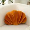 Shell-Shaped Stuffed Pillow Cushion Super Soft Wear Resistant Vibrant Color Seashell Bed Sofa Cushion Home Decoration