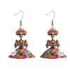 And Halloween Flower Skull Pattern Women Earrings For Festival Celebration