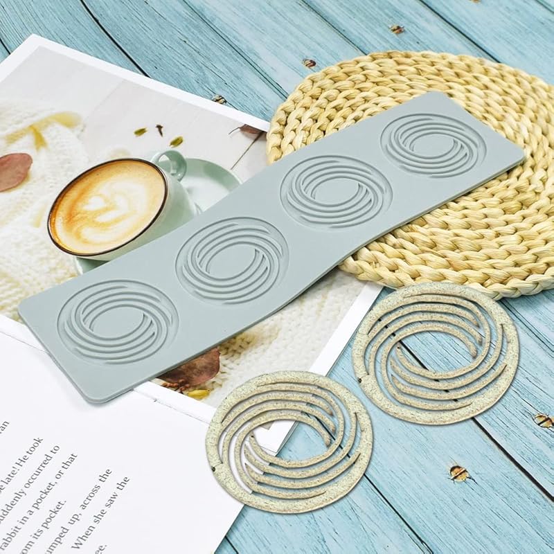 Форма с геометрическим узором, 3D полая спиральная форма, силиконовая форма для мастики, свечей для украшения тортов, кексов, продуктов питания (F_12x3.28x0.08дюйм)