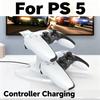 Зарядная станция для контроллера PS5 с индикатором, быстрая двойная док-станция, защита от перезаряда, игровые аксессуары
