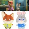 Disney Зверополис Мягкая Плюшевая Кукла Джуди Лиса Ник Плюшевая Игрушка Подарок Лиса Ник Кролик Плюшевая Кукла Q Версия Подарок на День Рождения