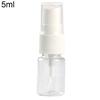 Portable Travel Transparent Plastic Empty Cosmetic Sample Spray Bottle Atomizer