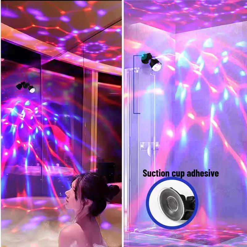 5 В USB Питание RGB Светодиодный Сценический Диско DJ Свет Магический Танцевальный Проектор Атмосферный Шоу-Лампа для Автомобиля Рождественский Подарок KTV Вечеринка Клуб