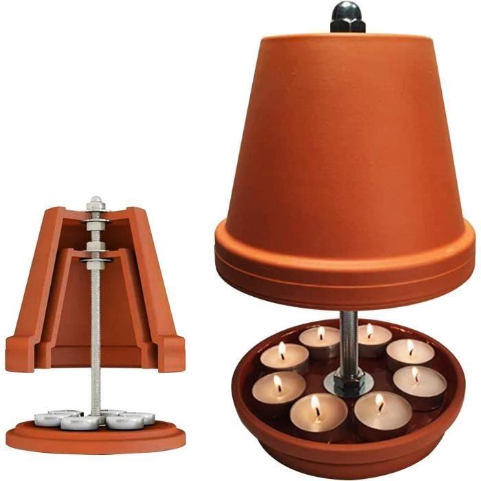 Диффузор для аромата - АРОМАТИЧЕСКАЯ ПЕЧЬ - Подсвечник - Терракота - Керамика - Оранжевый