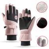Coldproof and Thick Winter Ski Gloves Touch Screen Waterproof Fashion Outdoor Sports Men's Gloves Warm Women's Fleece Gloves