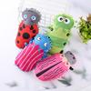 Yousheng Mop Insect Squeaky Plush Dog Toy Ladybug Caterpillar Shape Stuffed Crinkle Puppy Chew Toy for Small Dogs