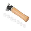 Plastic Stone Setting Tool Wood Jewelry Ring Processing Tool Practical Ring Holder  Beading Work