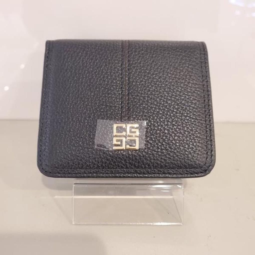 Moncross 8033BK Stitch Women's Cowhide Half Wallet