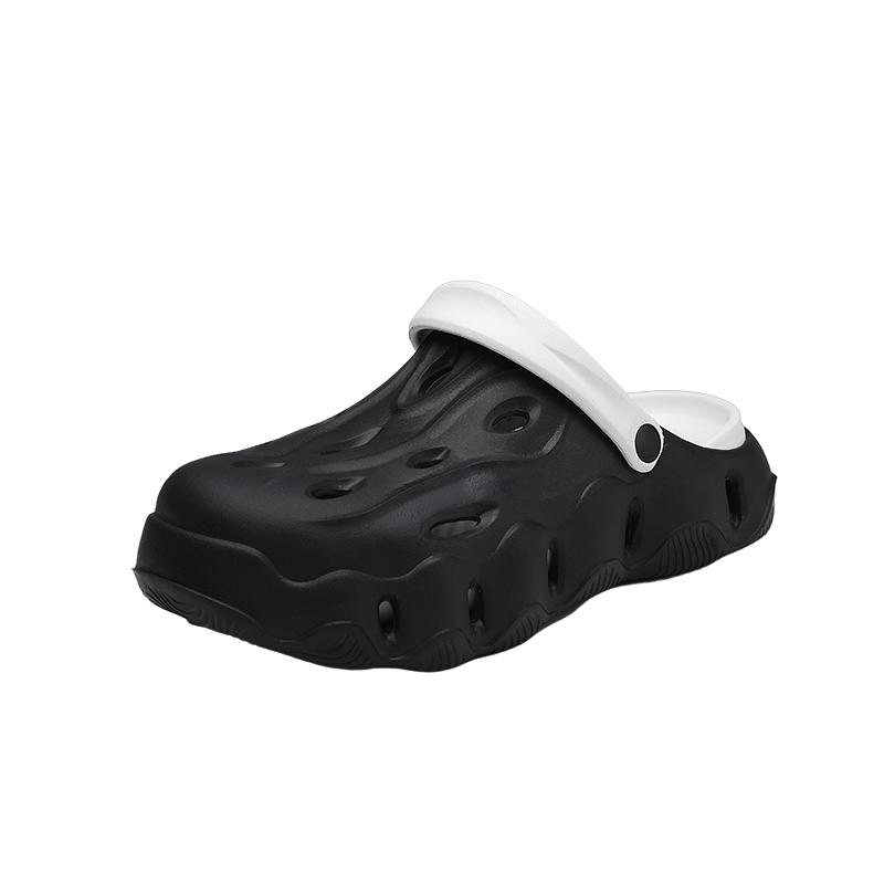 Модные мужские сандалии Повседневные спортивные толстая подошва нескользящие уличные пляжные шлепанцы Домашняя обувь для ванной комнаты мягкая подошва легкие летние