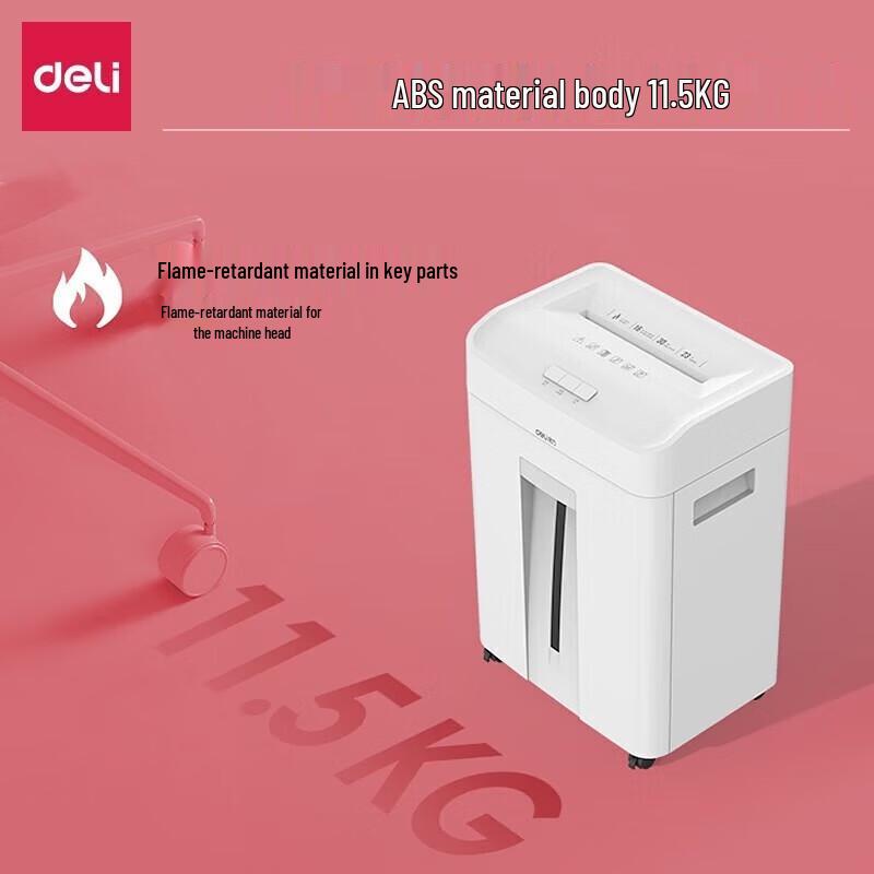 Deli 401016 Commercial Paper Shredder CN plug (adapter included)