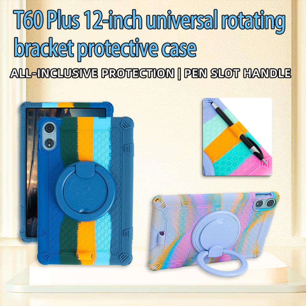 Мягкий силиконовый чехол для Teclast T60 Plus 12 дюймов с вращающейся подставкой, защитная накладка для планшета, безопасный для детей, защитный чехол Funda T60Plus 12''