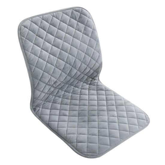 Plush Seat Cushion with Adjustable Design Soft Comfortable Chair Pad Removable Foldable Backrest Cushion