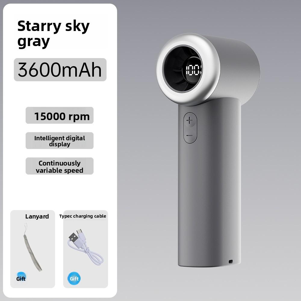 Handheld Small Fan Violent High-speed Fan Electric Fan Small Brushless Silent Charging Electric Mini Fan