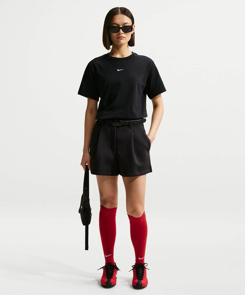 Nike Спортивная футболка оверсайз с коротким рукавом (Плюс Размер) Ш - Черный:Белый / Ih7602-010
