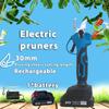 Бесщеточные электрические секаторы Садовый инструмент Аккумуляторный секатор Аккумуляторные электрические садовые ножницы Фруктовое дерево Для аккумулятора Makita 18V