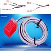 Square Red Three-Wire DC PNP NO Photoelectric Proximity Sensor PS-05N