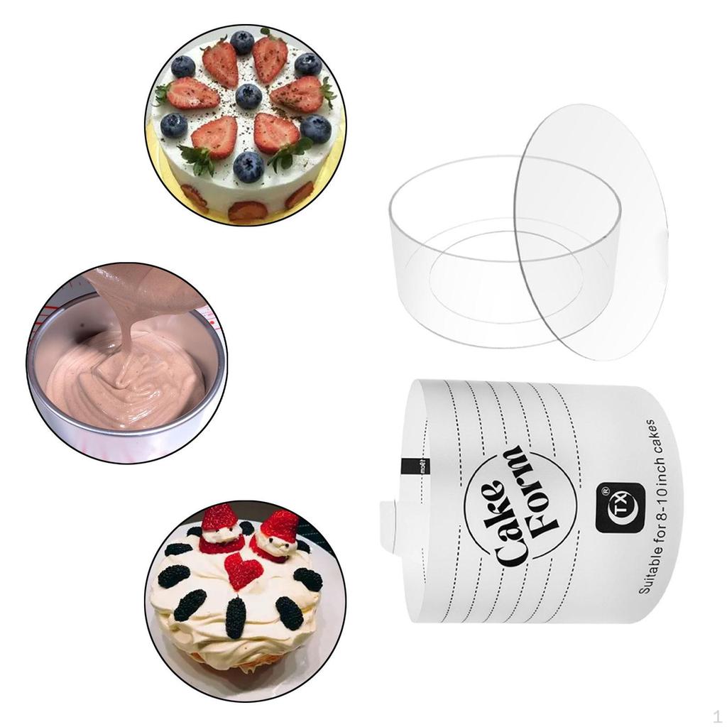 Acrylic Cake Form Multifunctional Durability Portable DIY Making Tool