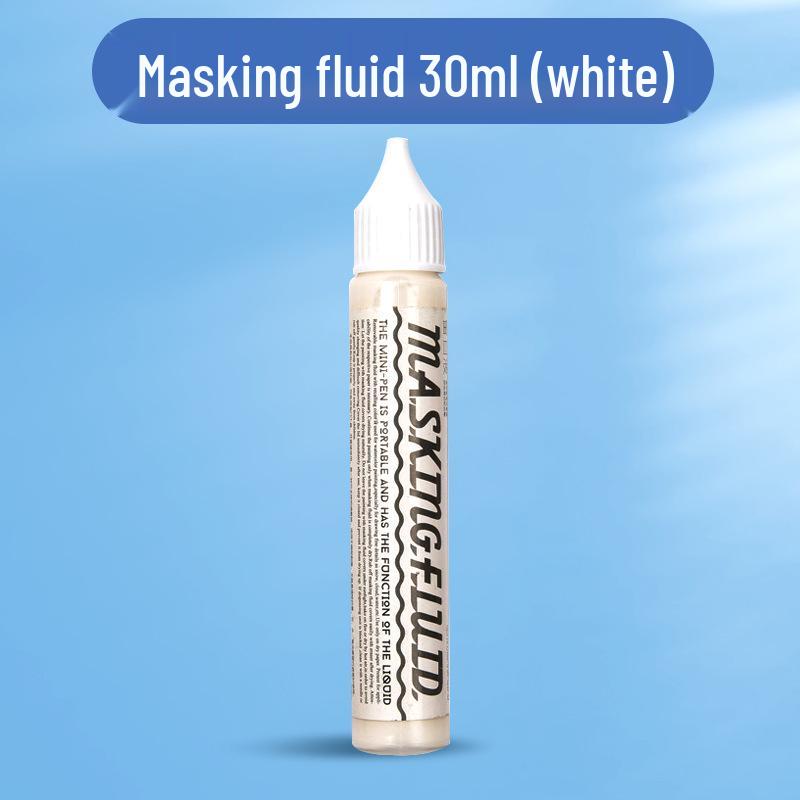 Rubens 50ml White Ink: Liquid Watercolor for Manga, Starry Sky Effects, Masking Fluid & Highlights.