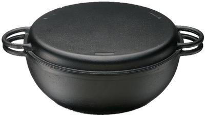 Ishigaki Различные кастрюли IH Совместимая чугунная кастрюля с керамическим шариком Чугунная ширина 33 x глубина x высота 12 см Железная кастрюля с керамическим шариком Томление Приготовление