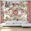 Mandala Tapestry Boho Wall Hanging Tapestries Bedroom Decoration Bohemia Floral Beach Towel Indian Art Print Mural Living Room