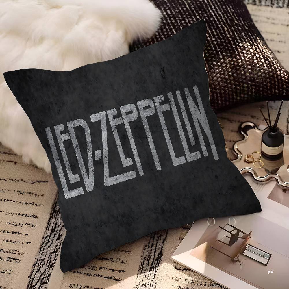 Vintage Band L-Led Z-Zeppelin Pillowcase Toon Gift Cushion Cover Bedroom Home Sofa Chair Seat Decor Pillow Case