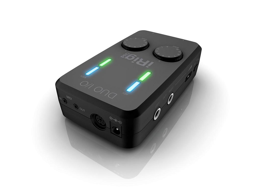 IK Multimedia iRig Pro Duo USB Аудио-интерфейс TRS Сбалансированный Выход для Наушников Аудио MIDI для Музыки и Социальных Сетей, и Выход, 24-битный Микшер, Студия,