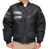 Avirex Jacket Outerwear CP Stencil 6122136 09 MA-1 Men's Black-XL