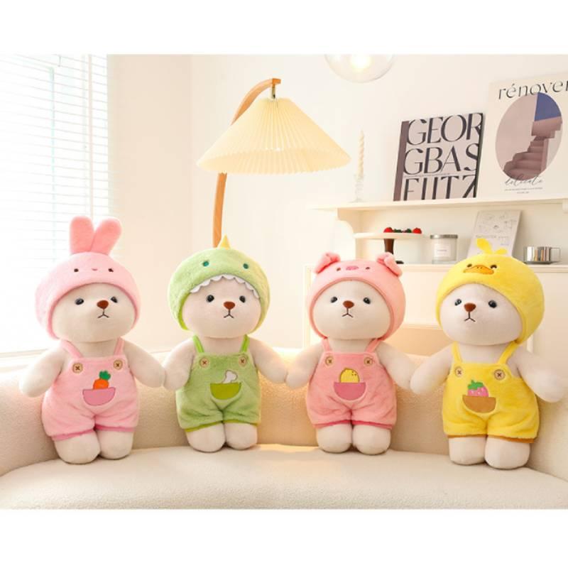 Лена Медведь Ручной работы Плюшевый Мишка Детеныш Мягкая Игрушка Подарок