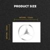 3D Metal Car Emblem Logo Decorative Stickers Badge Decal Interior Styling For Mercedes Benz W211 W204 W210 CLA GLA Accessories