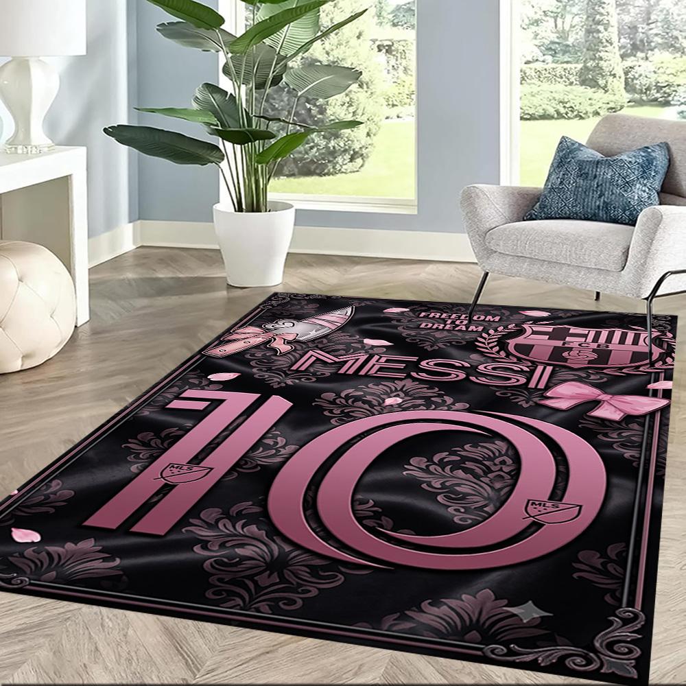 Messi 121 Area Rug Suitable for Decorate room Outdoor Foyer Entryway Anti-slip Rug Office home decor Wedding Party Gift