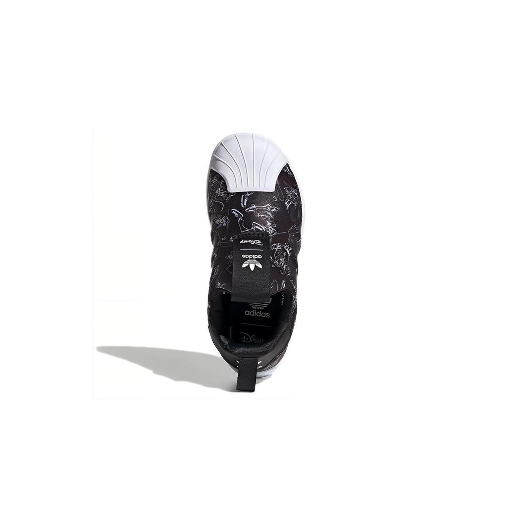 adidas Оригиналы SUPERSTAR 360 C Устойчивые к истиранию Низкие кеды для скейтбординга Черно-белые Дети Возраст 3-7 лет FW8040