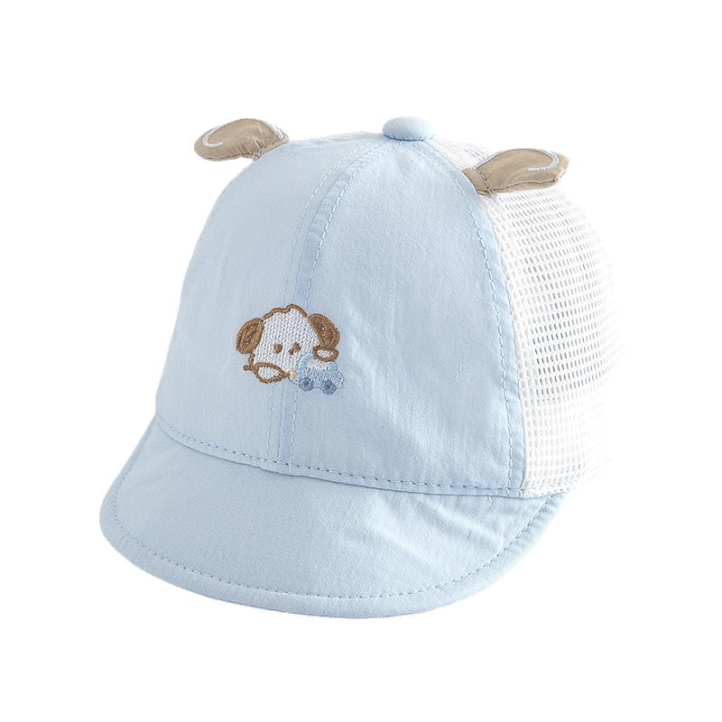 Children's Embroidered Duck Tongue Hat