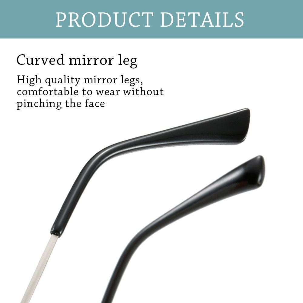 New Fashion Ultra Light Metal Square Eyeglasses Blue Light Blocking Myopia Glasses Vision Care