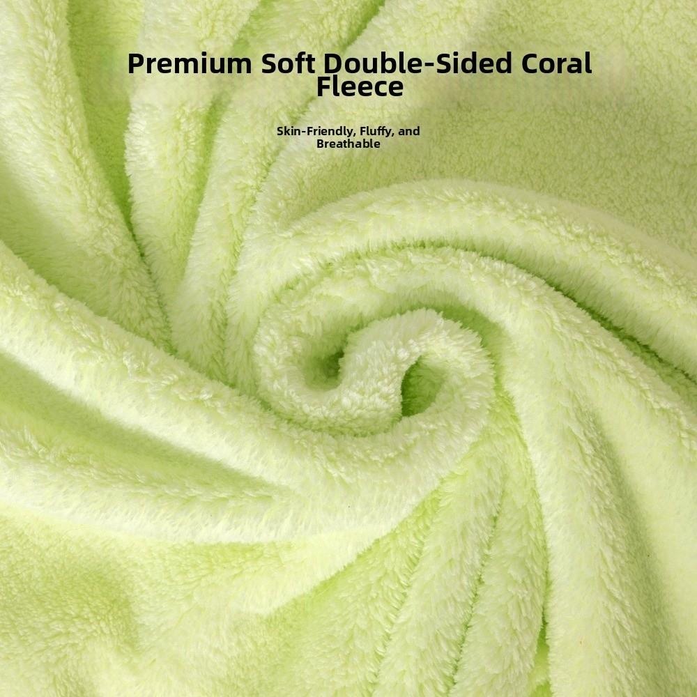 Warm Dog Hooded Bathrobe Coral Fleece Microfiber Dog Towel Rabbit Ear Design Pet Robe Swimming