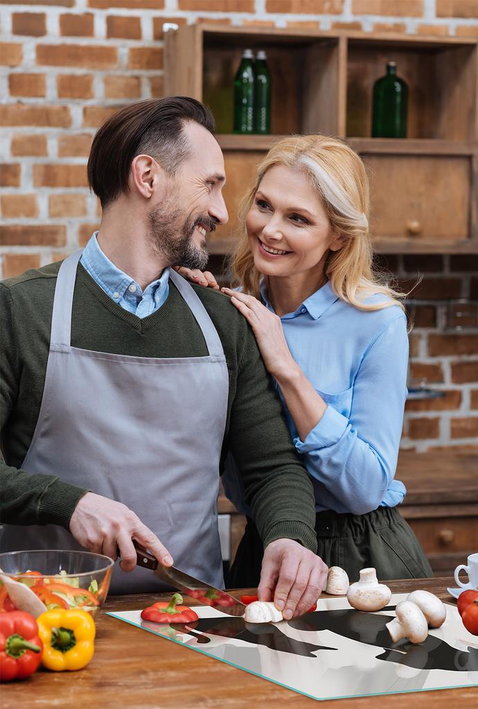SZKLANA PŁYTA OCHRONNA NA KUCHENKĘ 50x52 ZWIERZĘTA