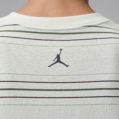 Men's Jordan T-Shirts Men's White/Black Crew Neck