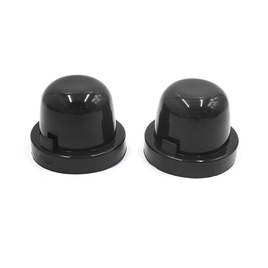 2Pc Dust Boot Inner Dia Rubber Housing Seal Cap Dust Cover for Car LED Headlight