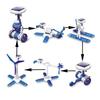 6in1 Solar Powered Diy Assembly Toy Plastic Puzzle Kit For Childrens Learning