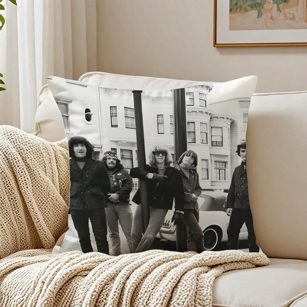 GGrateful Dead Cushion Cover Linen Pillowcase Soft for Sofa Bed Home Room Decor