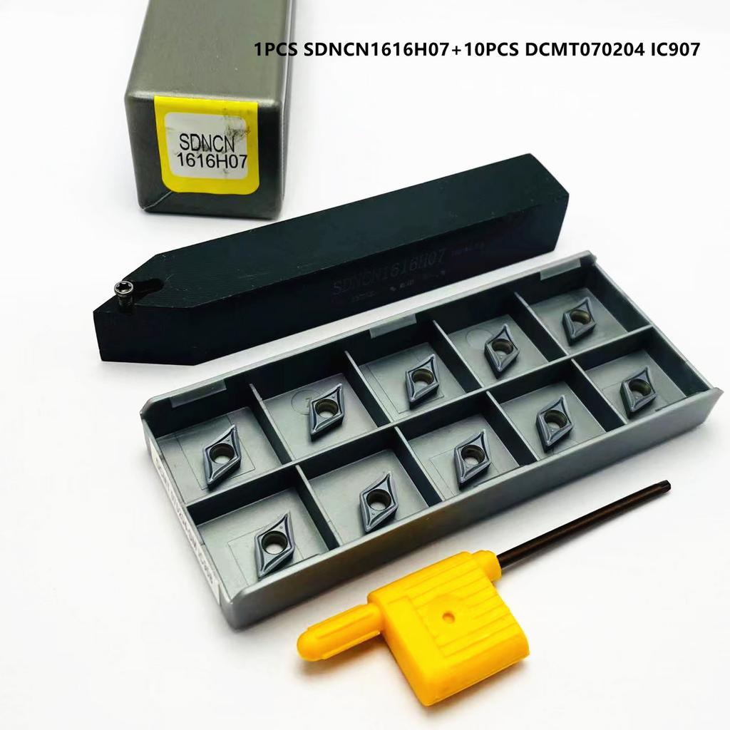 SDNCN1010H07 SDNCN1212H07 SDNCN161H07 SDNCN2020K07 Наружный держатель инструмента для транспортного средства.dcmt070204 Твердосплавный вставной инструмент для токарного станка с ЧПУ