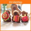 Fries Hamburger Capybara Hot Dog Plush Toy Pp Cotton Stuffed Keychain Bag Decor