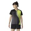 Mizuno Table Tennis Game Short JTTA Size S Shirt, Sleeve, Certified, Moisture-Wicking, Quick-Drying, Unisex, Black, (82JAB214)