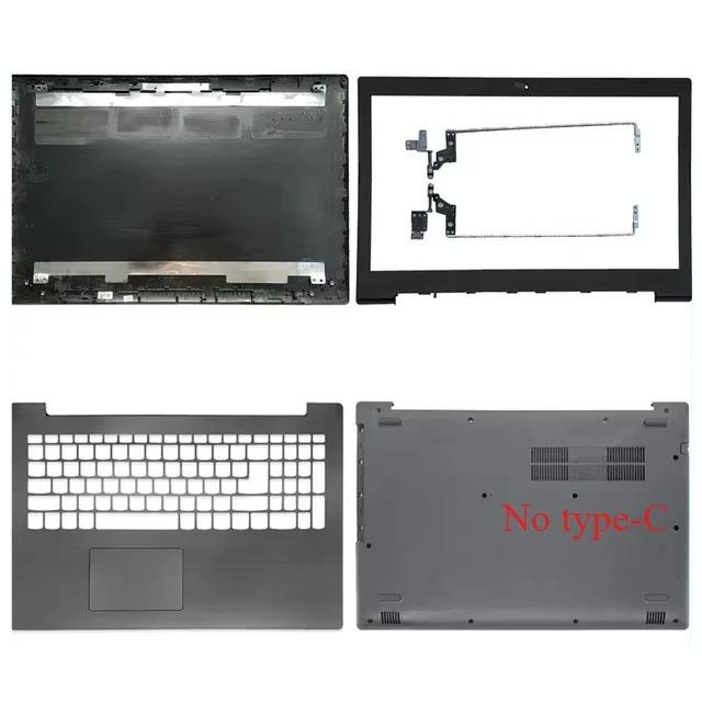 Для IdeaPad 320-15 320-15IKB 320-15ISK 320-15ABR Заменить Крышку Заднюю Крышку LCD Переднюю Рамку Шарниры Палмрест Нижний Корпус Черный