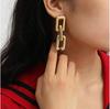 Geometric Wild Drop Korean Earrings 2 Pcs