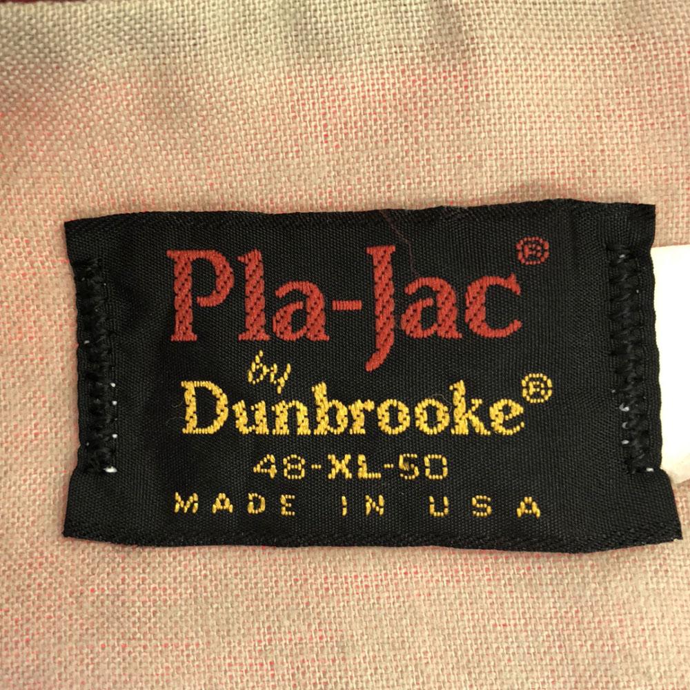 Pla-Jac 80-х годов Сделано в США Принт Стажан XL Красный Нейлон Пожилой Мужской Б/У