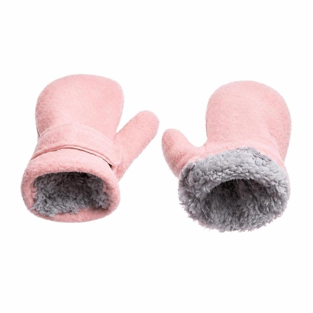 Thickened Kids Gloves Windproof Child Hand Warmers New Winter Mittens  for Boys Girls